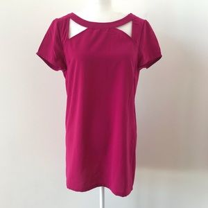 NWT TOBI cut out pink tunic